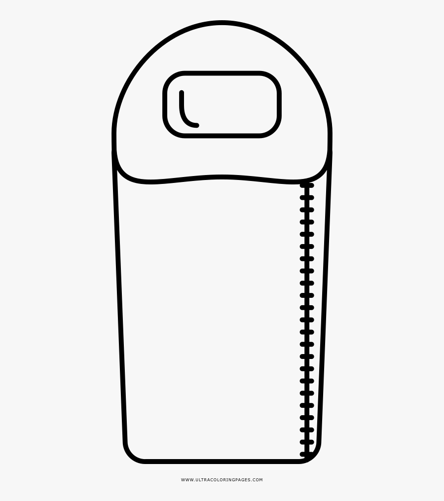 Sleeping Bag Coloring Page Ultra Pages, Transparent Clipart