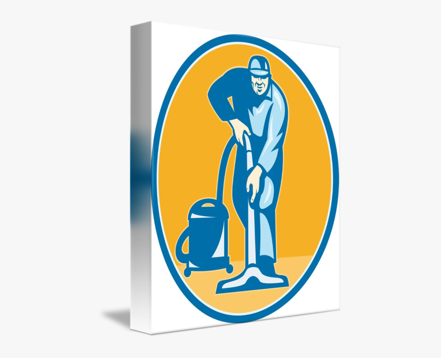 Janitor Clipart Vaccum - Vacuum Cleaner, Transparent Clipart