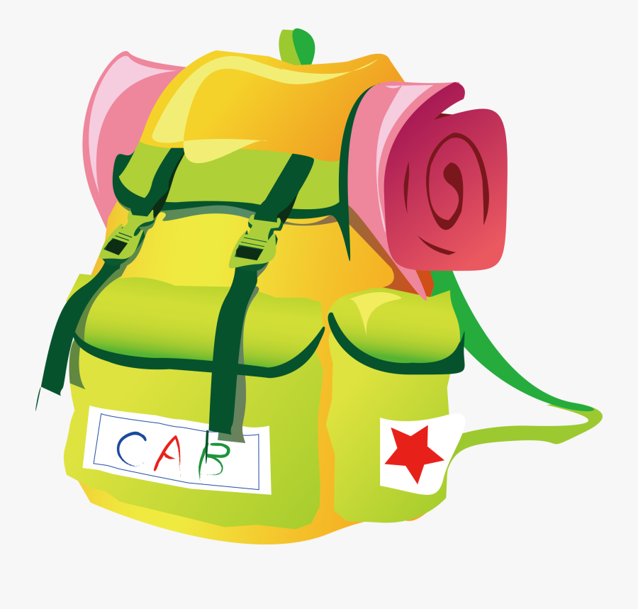 Back Pack Clipart Png, Transparent Clipart