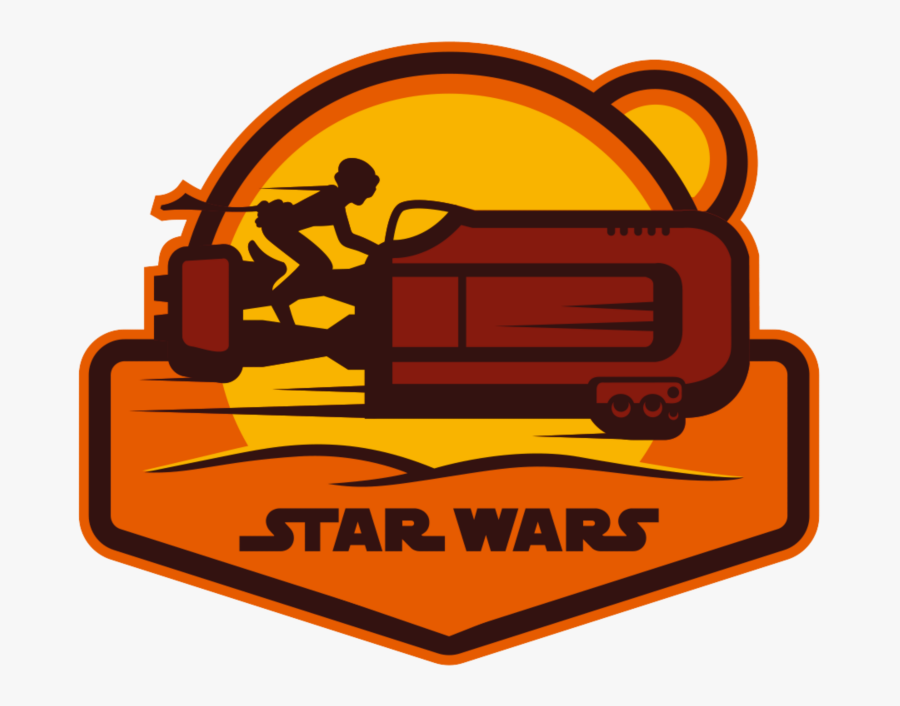 Rey Star Wars Patch, Transparent Clipart