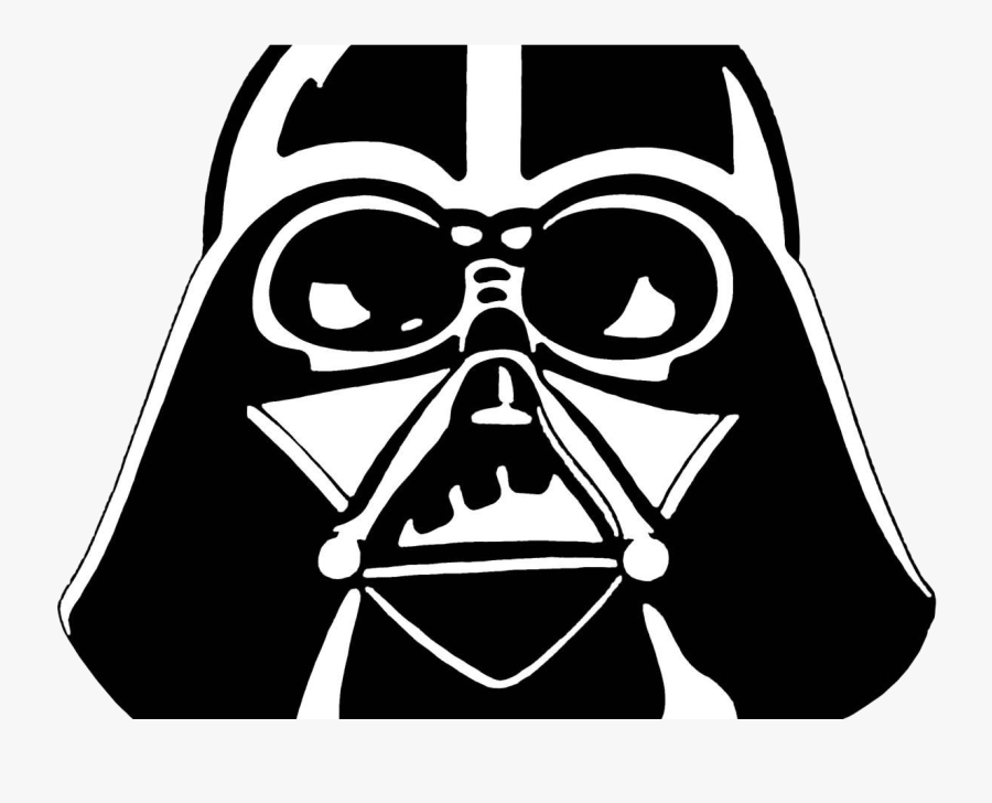 Chewbacca Black And White Clipart Star Wars Tattoo - Tete Dark Vador Dessin, Transparent Clipart