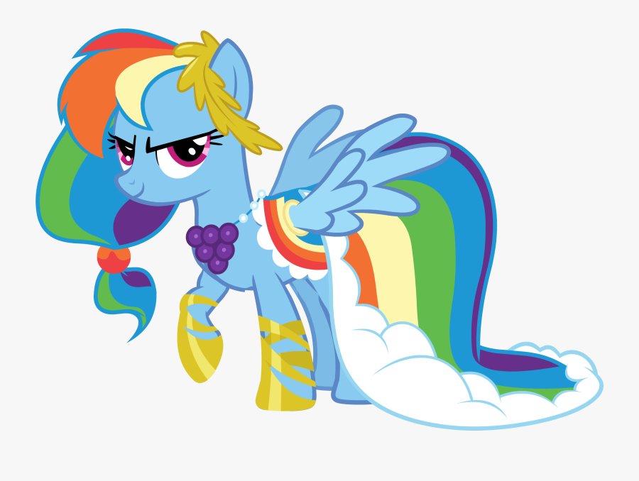 Transparent Boy Face Clipart - Rainbow Dash Gala Dress, Transparent Clipart