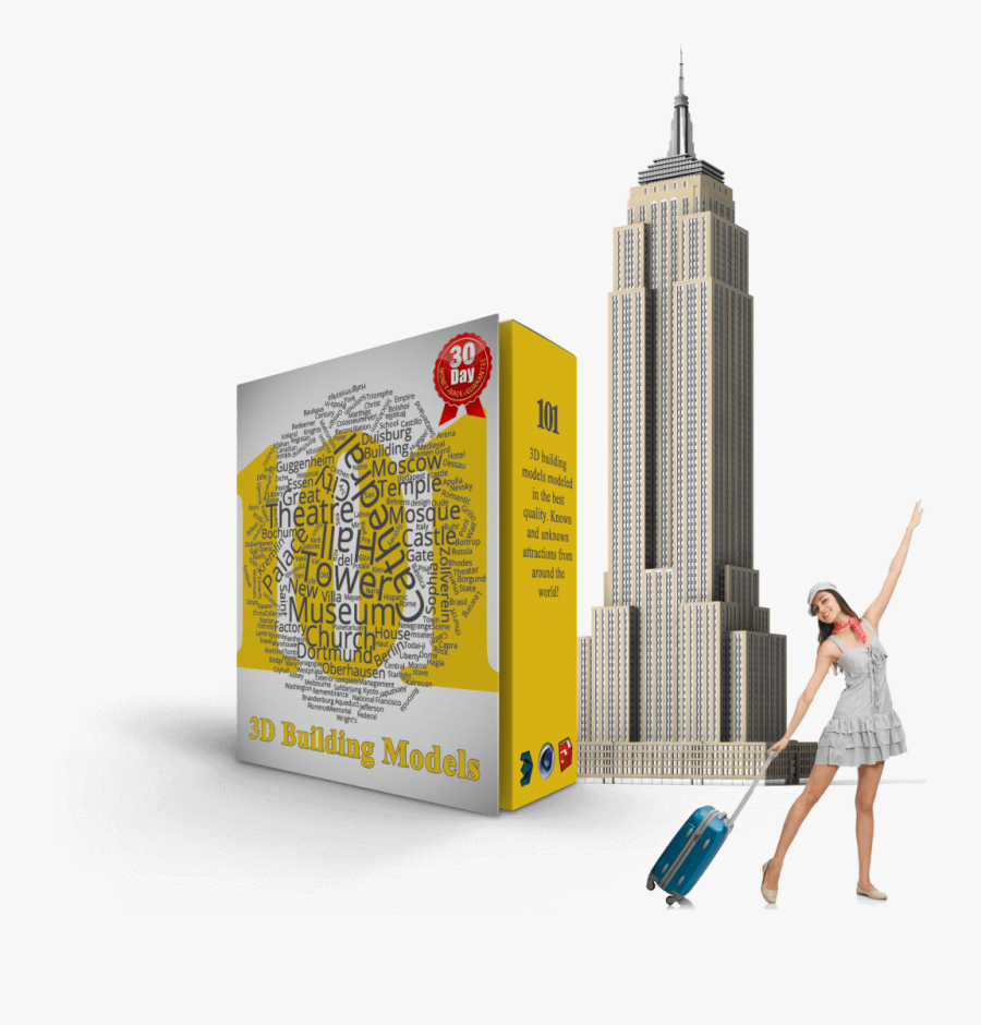 Transparent 3d Building Clipart, Transparent Clipart