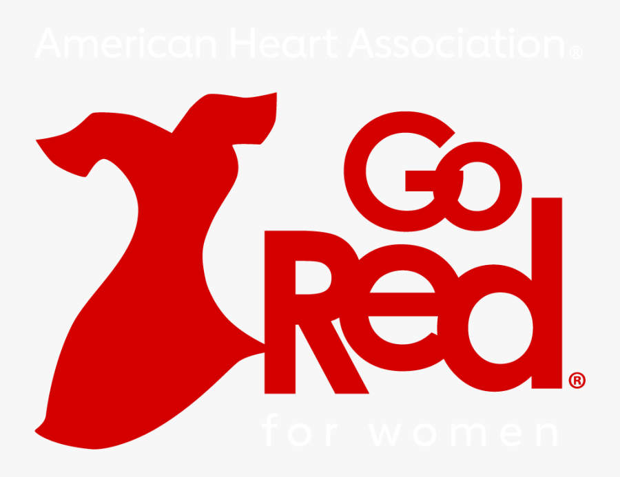 Transparent Red Number 1 Clipart - Go Red For Women 2019 Logo, Transparent Clipart