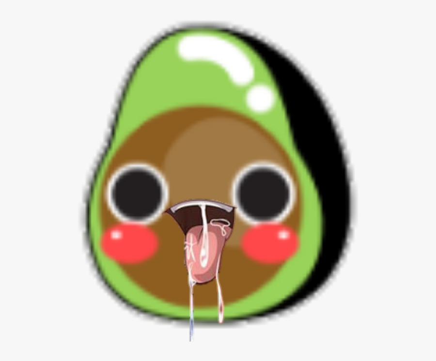 Kik Avocado Emojis Transparent, Transparent Clipart