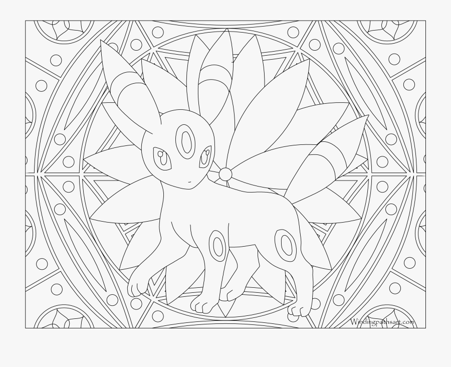 Adult Pokemon Coloring Pages, Transparent Clipart