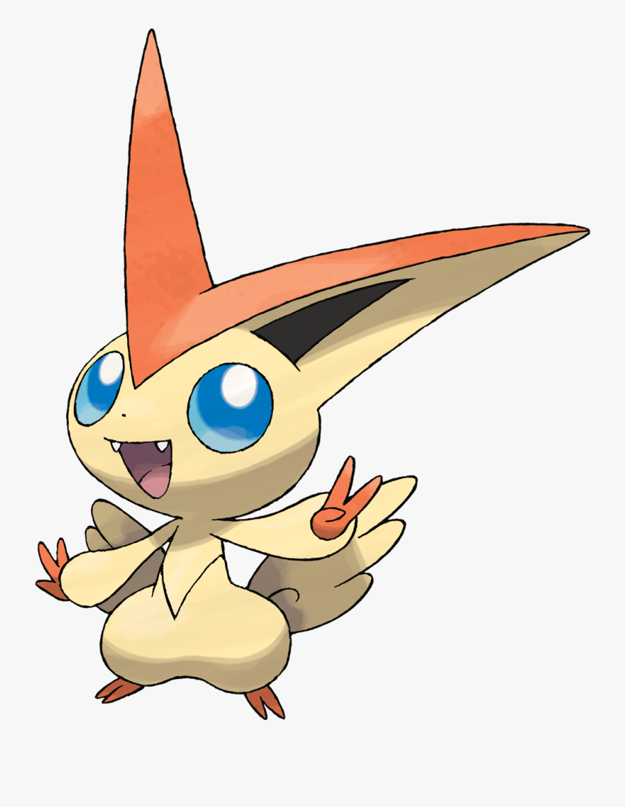 Victini Pokemon, Transparent Clipart