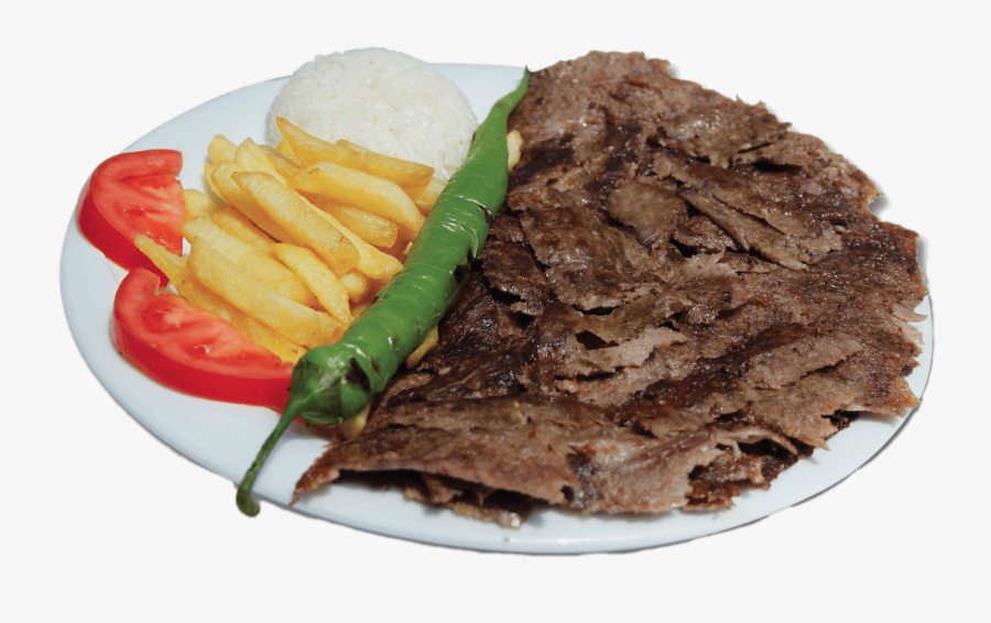Kebab Meat On A Plate - Yaprak Doner Png, Transparent Clipart