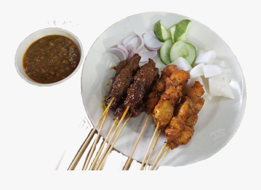 #satay #sate #skewer #food #grill ##bbq - Brochette, Transparent Clipart