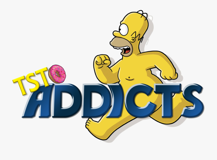 Naked Homer Running - Homer Simpson, Transparent Clipart