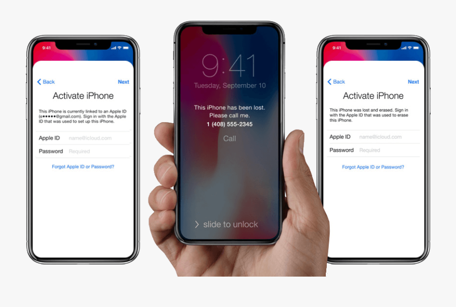 Iphone X Icloud Lock, Transparent Clipart