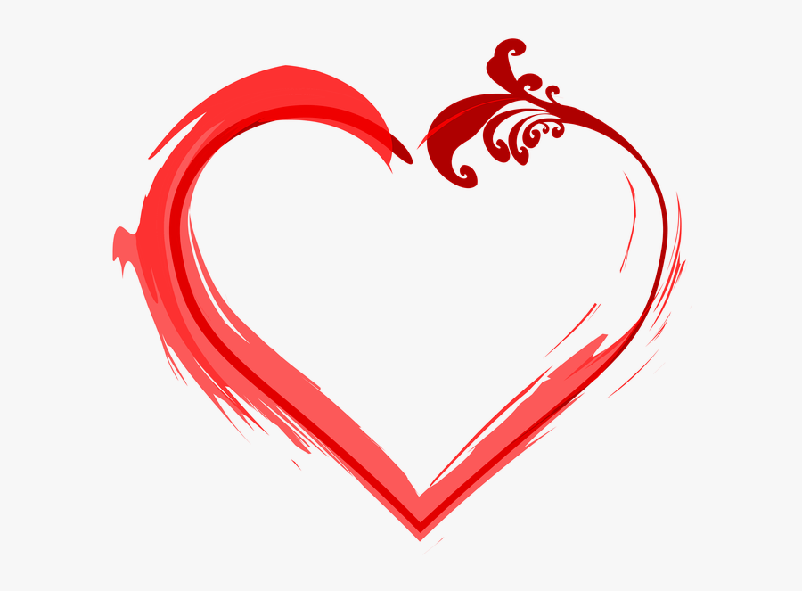 Heart Design Png - Romantic Good Morning Handsome, Transparent Clipart