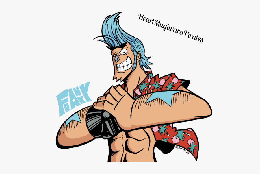 Heartmugiwarapirates - Franky One Piece Png, Transparent Clipart