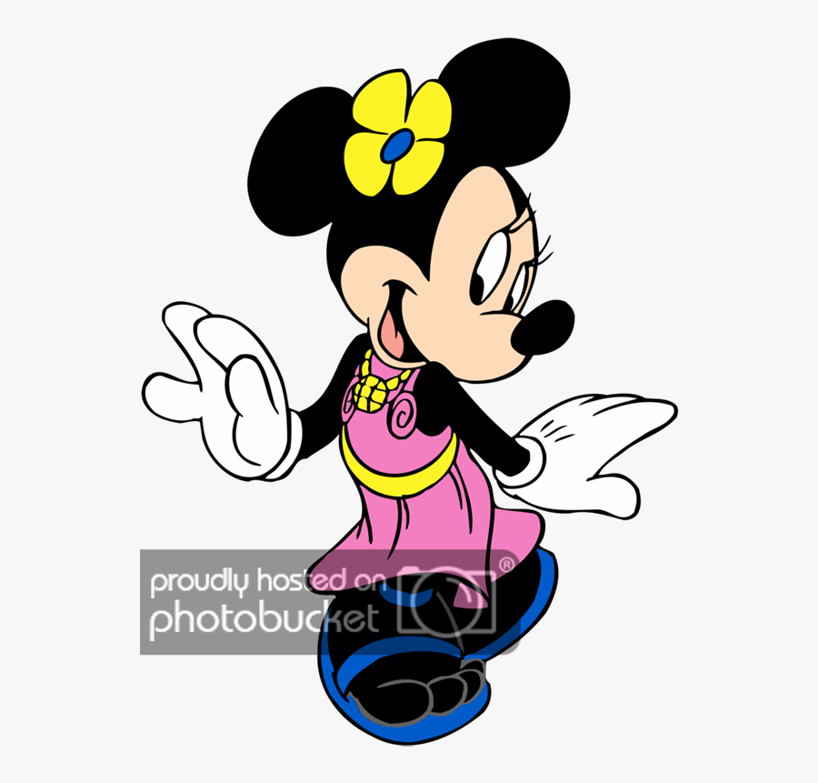 Minnie Mouse Summer Clipart, Transparent Clipart