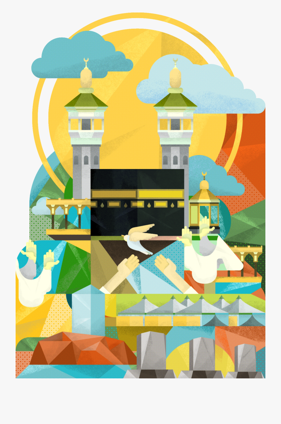 Transparent Hajj Clipart, Transparent Clipart