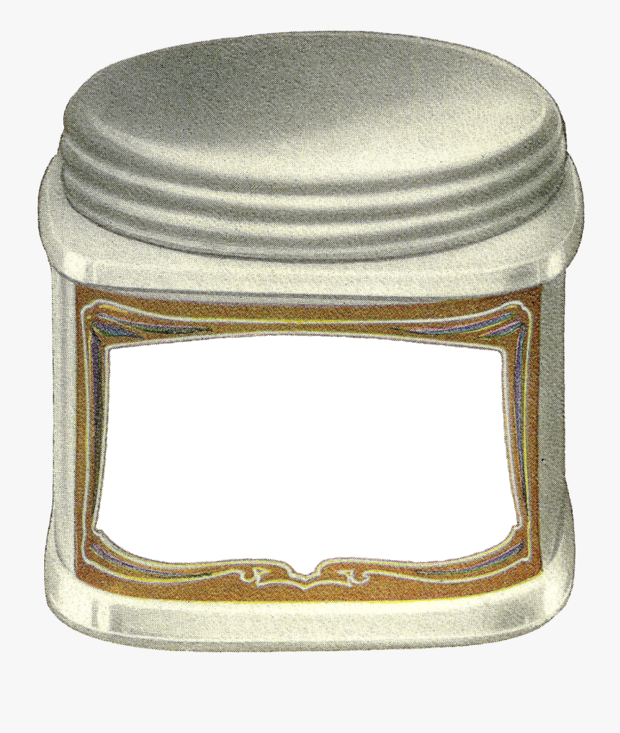 Antique Face Cream Label, Transparent Clipart