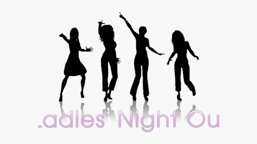 Ladies Night Cliparts - People Dancing Silhouette Gif, Transparent Clipart
