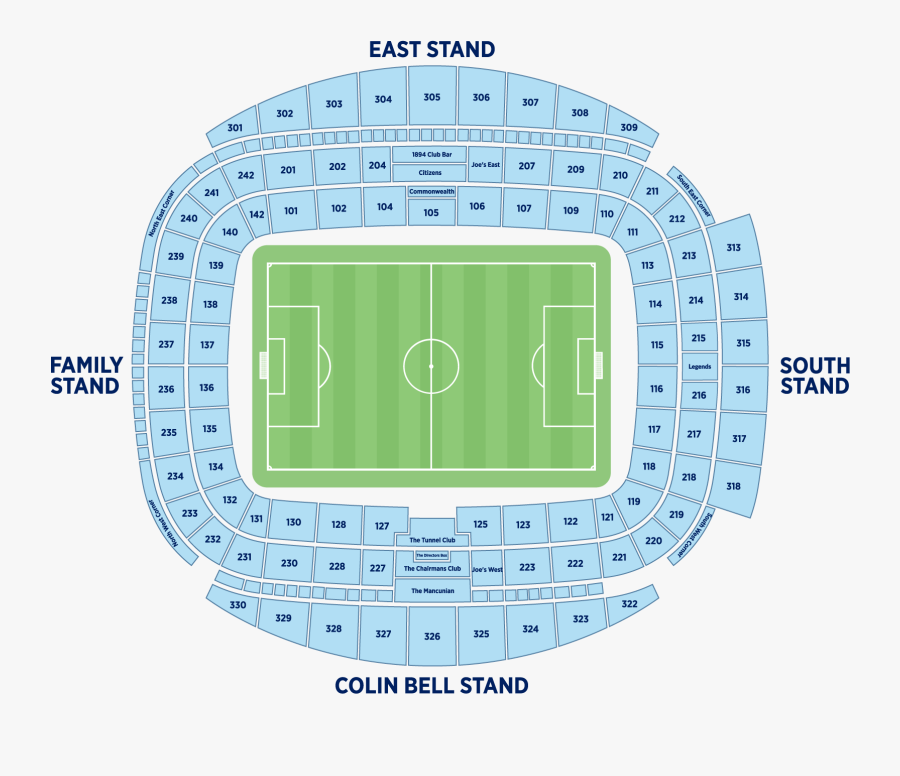 Etihad Stadium Block 313 , Png Download - Etihad Stadium 93 20, Transparent Clipart