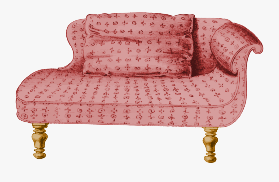 Pink,loveseat,chaise Longue - Loveseat Transparent, Transparent Clipart