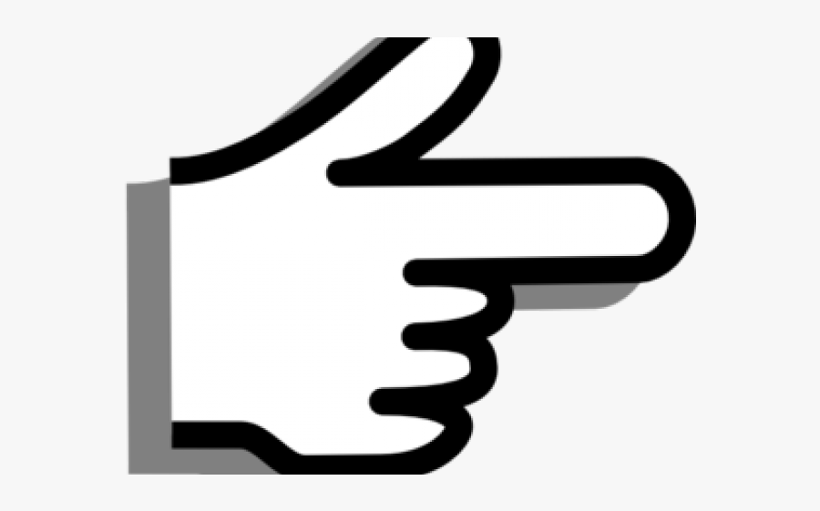 Cartoon Pointing Finger Gif, Transparent Clipart