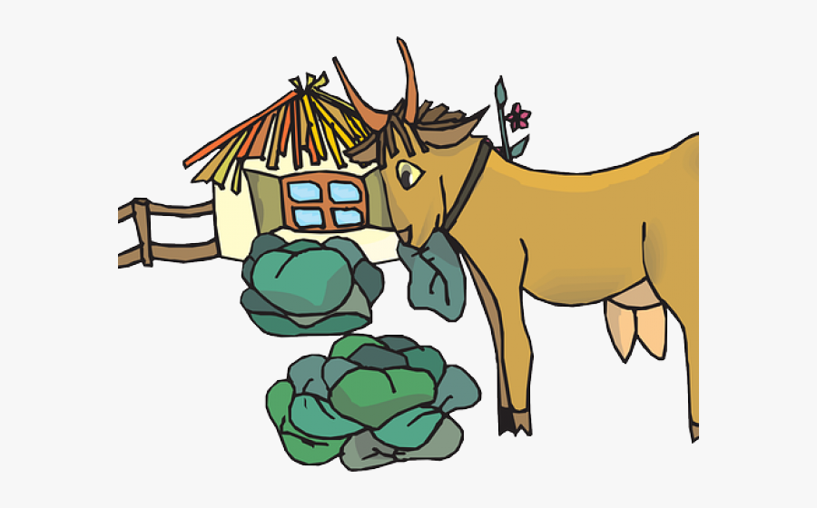 Bushes Clipart Winter - Goat And Their Homes, Transparent Clipart