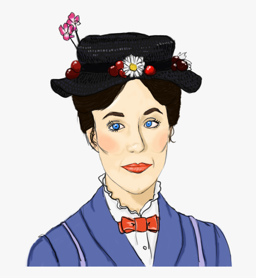 Hat Geisha Clothing Accessories - Mary Poppins Hat Illustration, Transparent Clipart