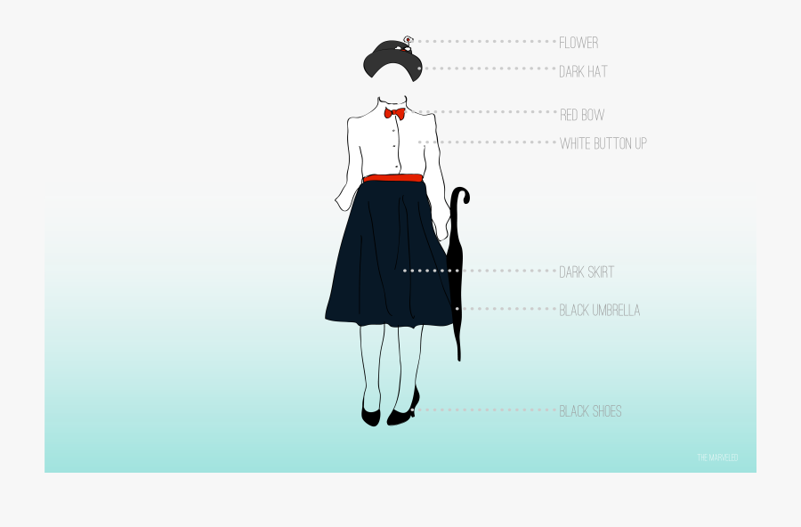 Transparent Mary Poppins Png - Illustration, Transparent Clipart