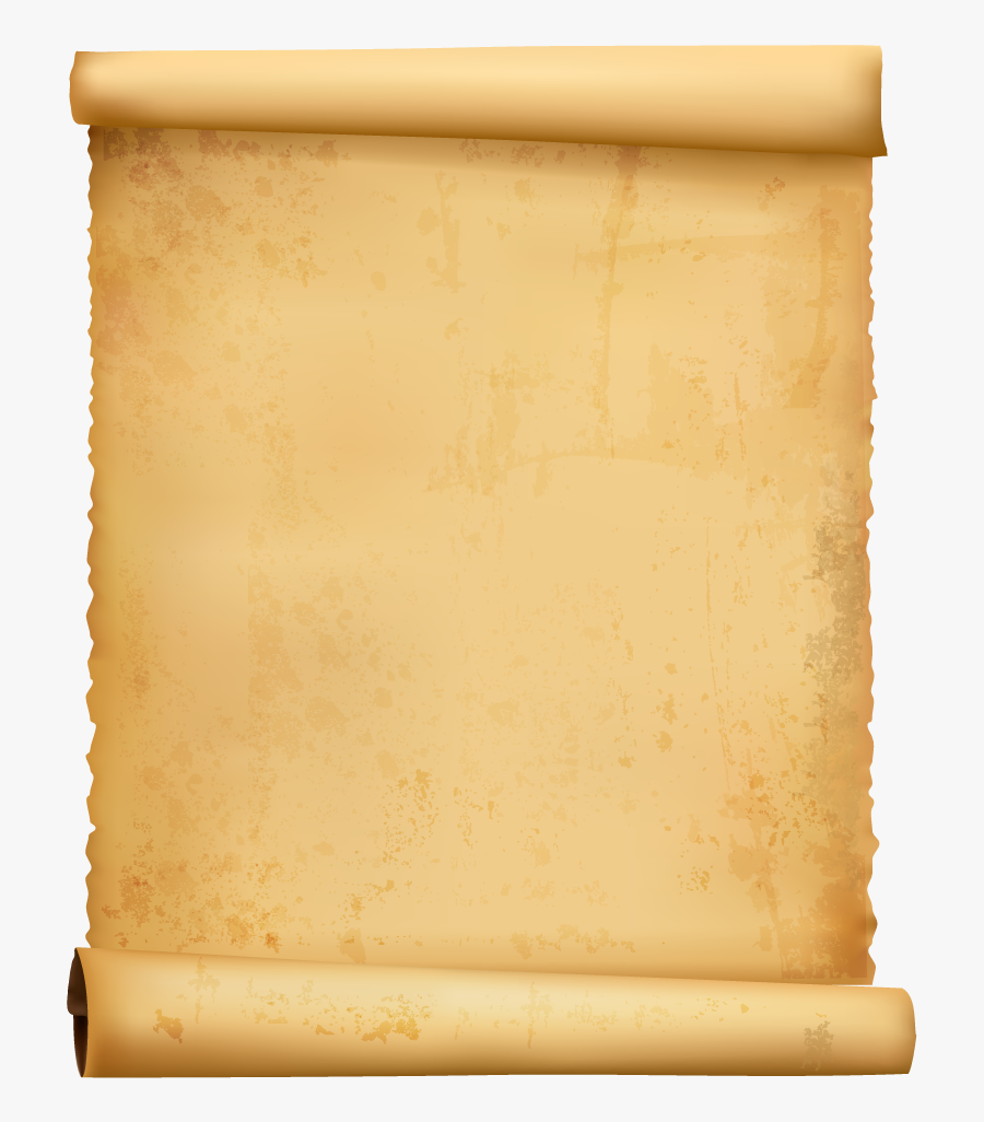 Paper Scroll Computer File - Old Parchment Paper Png, Transparent Clipart