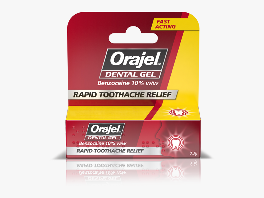 Orajel Dental Gel - Toothache Gel, Transparent Clipart