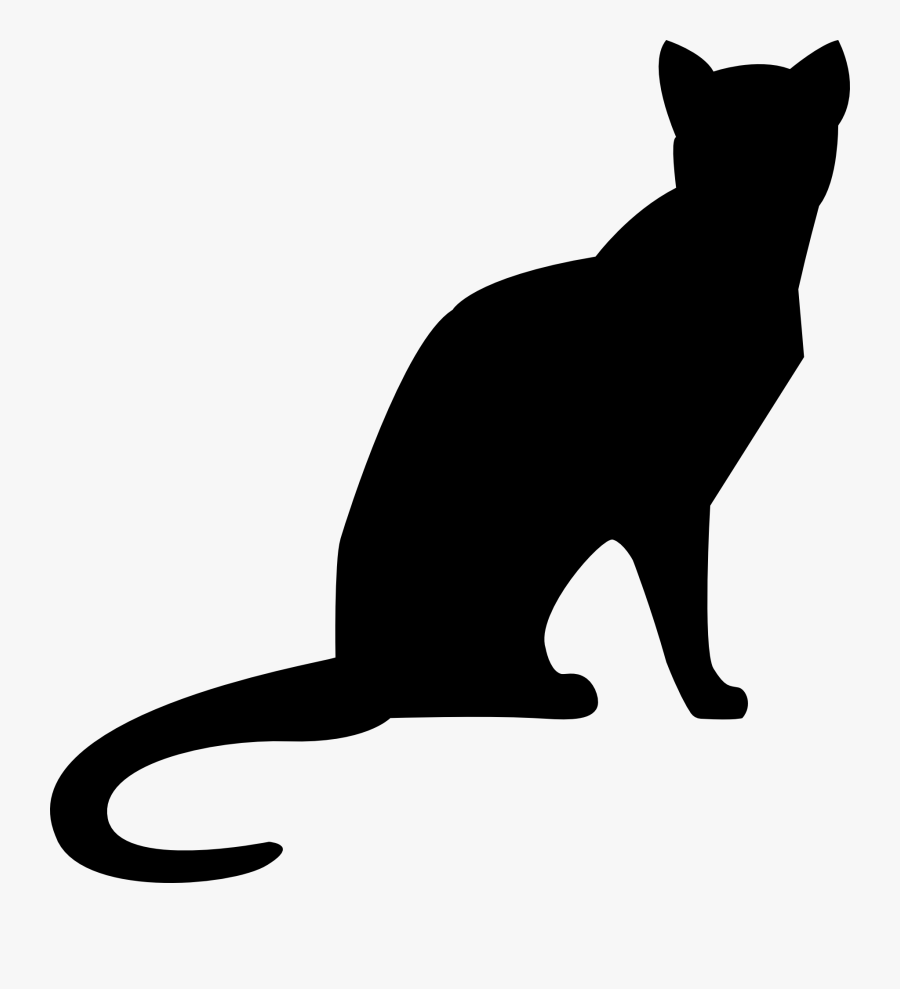 Cat Drawing Kitten Clip Art - Gato Desenho Fundo Transparente, Transparent Clipart