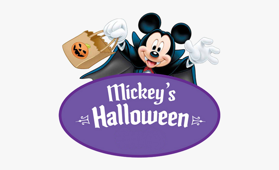 Mickey's Halloween Party Disneyland, Transparent Clipart