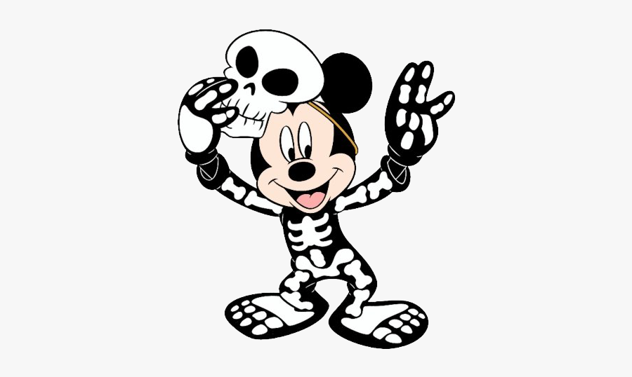 Mickey Mouse Halloween Transparent Image - Mickey Mouse Halloween Coloring Pages, Transparent Clipart