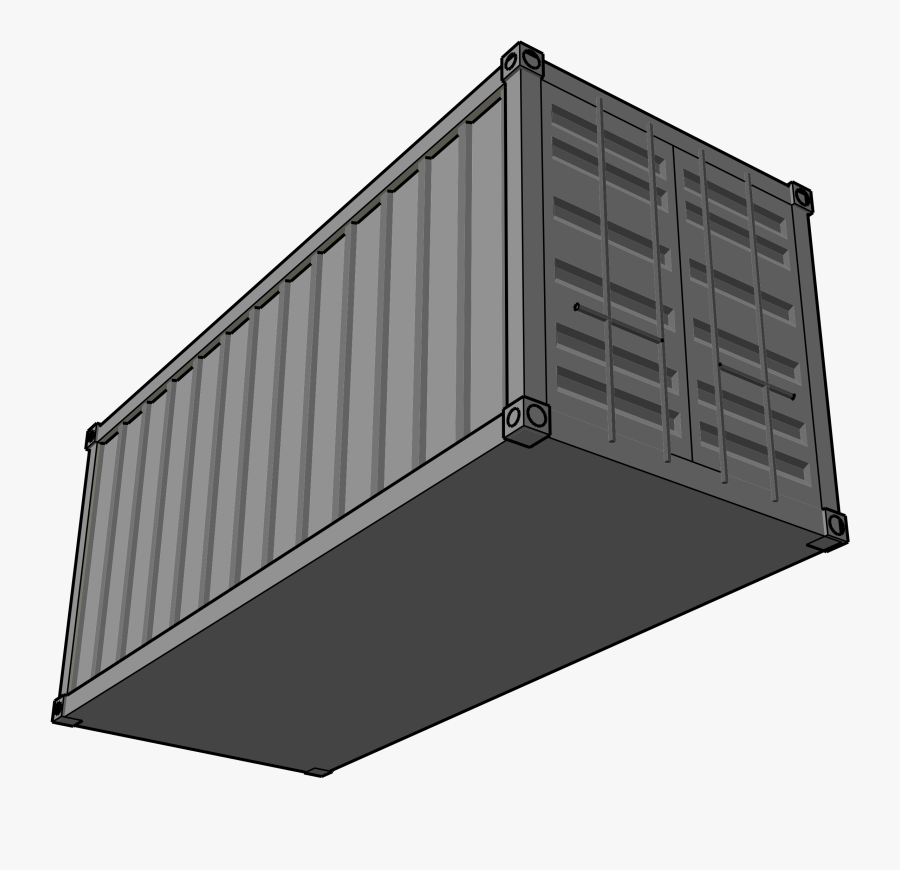 Shipping Container Clip Art - Shipping Container Clipart, Transparent Clipart