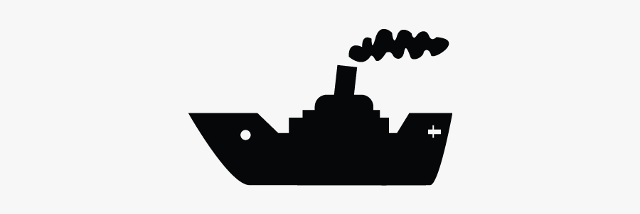 Yacht Cargo Ship Vessel - Silhouette, Transparent Clipart