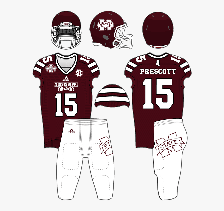 Transparent Johnny Manziel Png - Mississippi State Football Jersey #2, Transparent Clipart