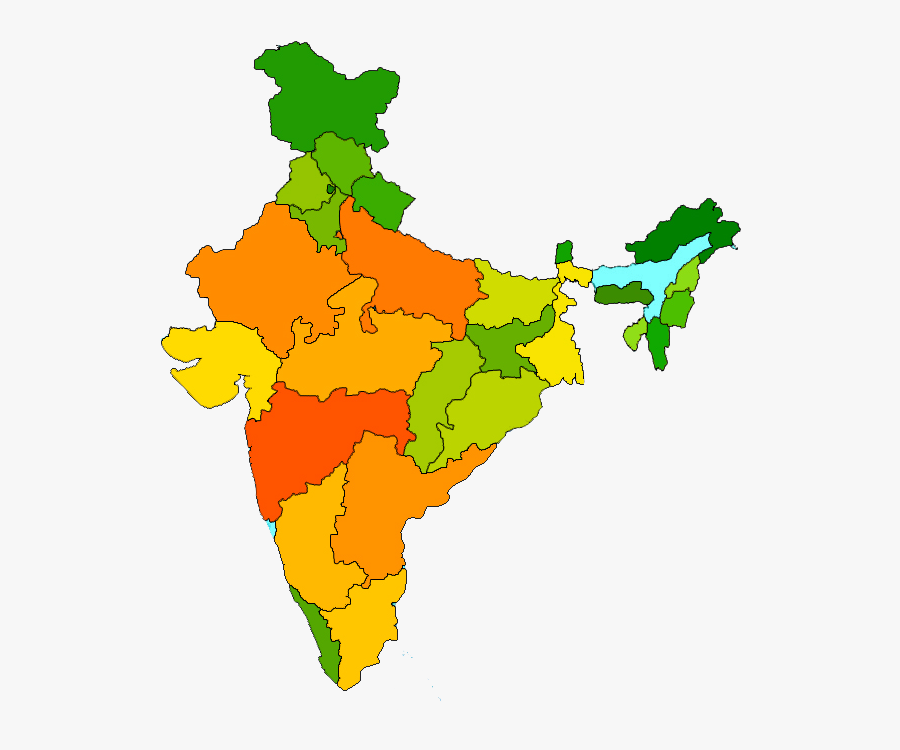 India Map Transparent Images Png - Map Of India Png, Transparent Clipart
