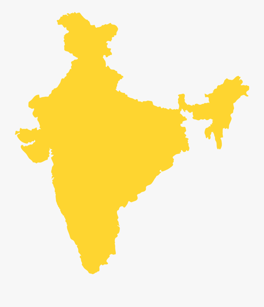India Map With Kashmir Highlighted, Transparent Clipart