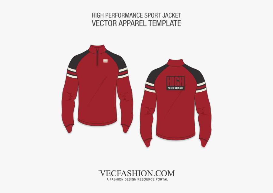 A Template For Men - Round Neck T Shirt Template, Transparent Clipart