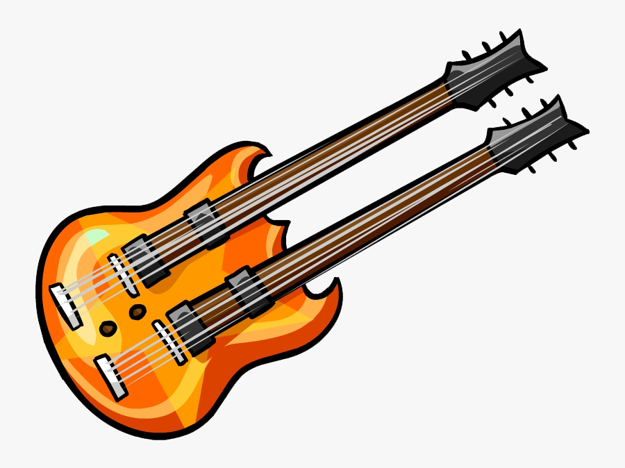 Club Penguin Wiki - Club Penguin Guitar, Transparent Clipart