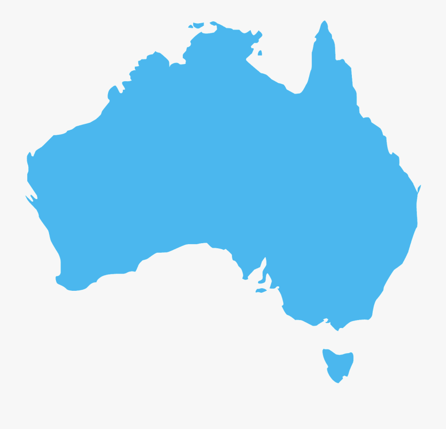 Australia Map Vector, Transparent Clipart