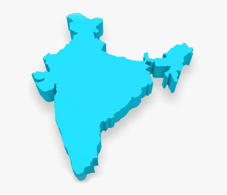 Transparent India Map Clipart - Transparent Background India Map Png, Transparent Clipart