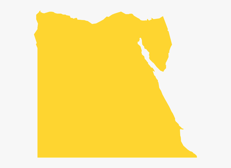 Egypt Map Black And White, Transparent Clipart