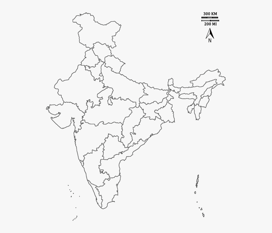 Image Of India Map - Mawsynram In India Map, Transparent Clipart
