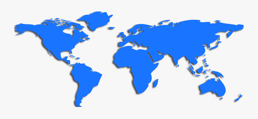 Hd Indian Streams Research - Blue World Map Png, Transparent Clipart