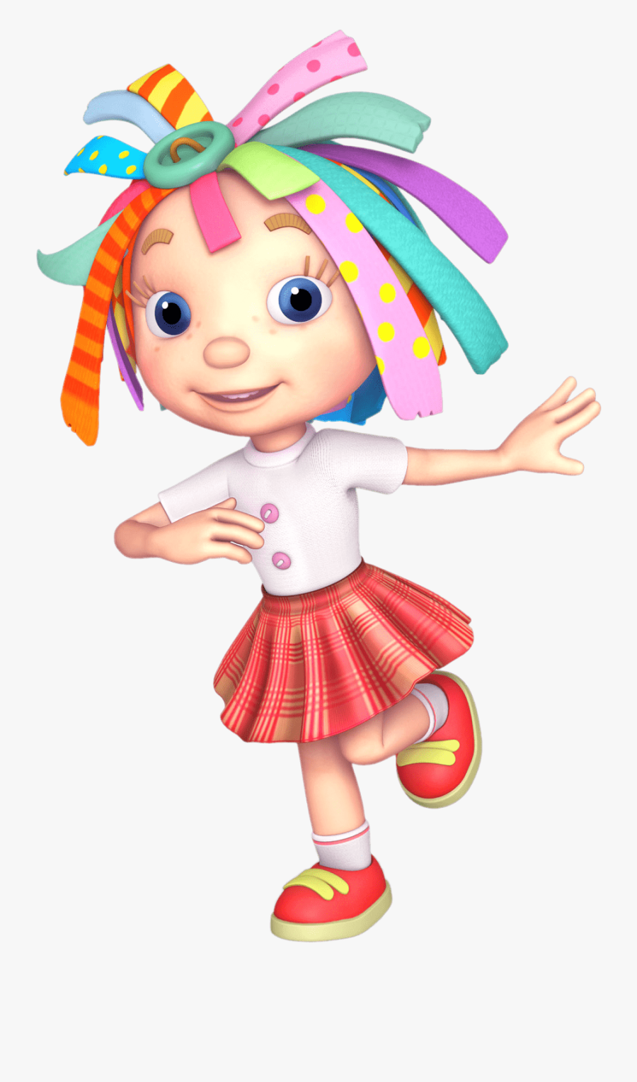 Rosie Jumping On One Leg - Everything's Rosie, Transparent Clipart