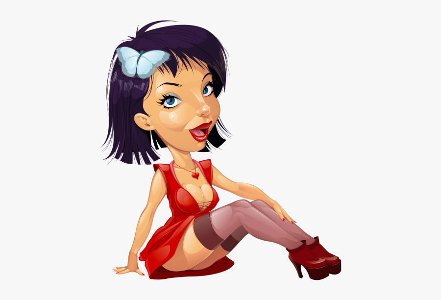 Cute Girls Png Images Free Download Searchpng - Cartoon, Transparent Clipart