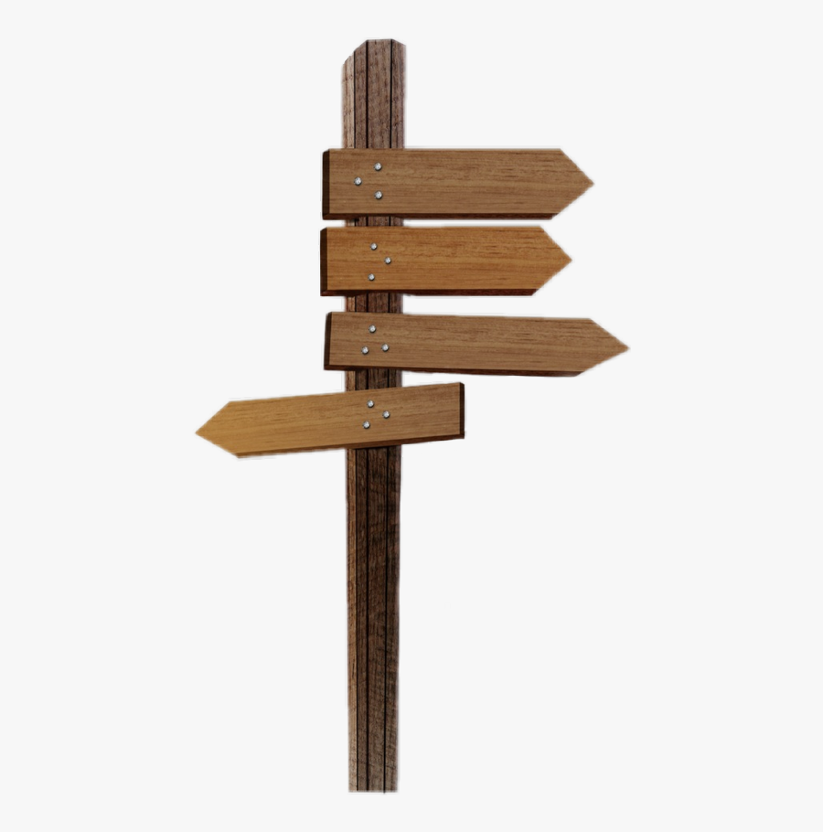 Freetoedit Panneau Direction Chemin Signpost - Plank, Transparent Clipart