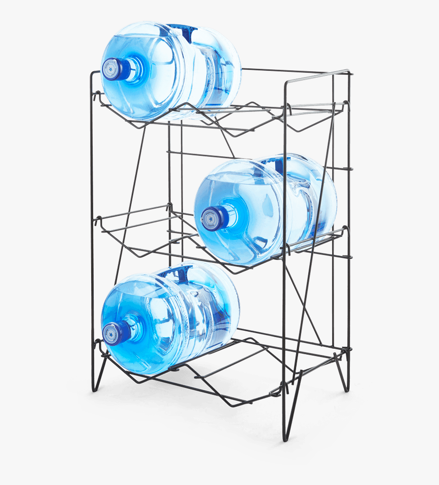 6 Bottle Storage Stand - Shelf, Transparent Clipart