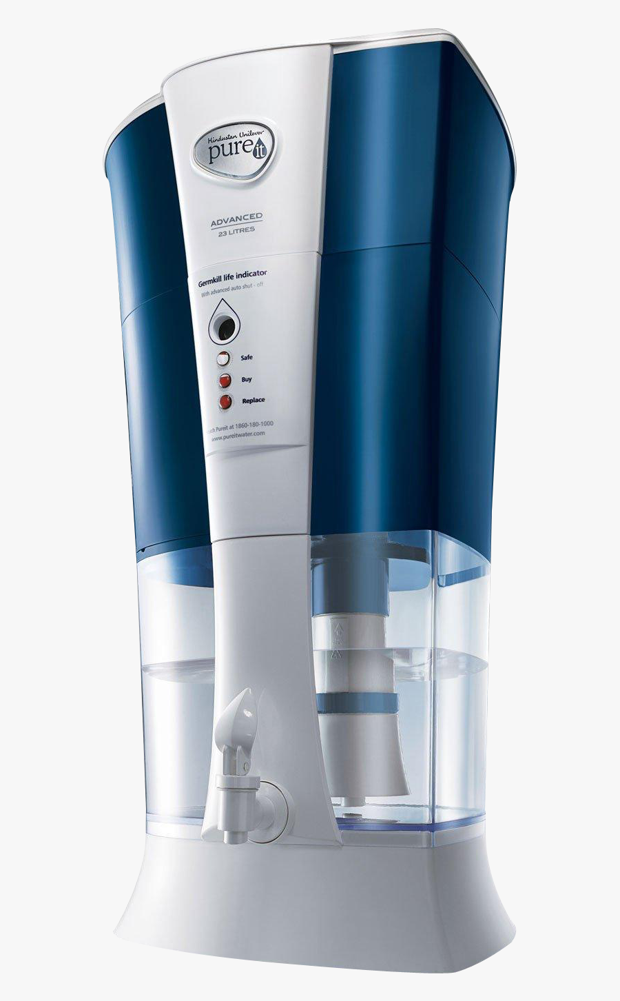 Water Purifier Png Image - Pureit Advanced Water Purifier, Transparent Clipart