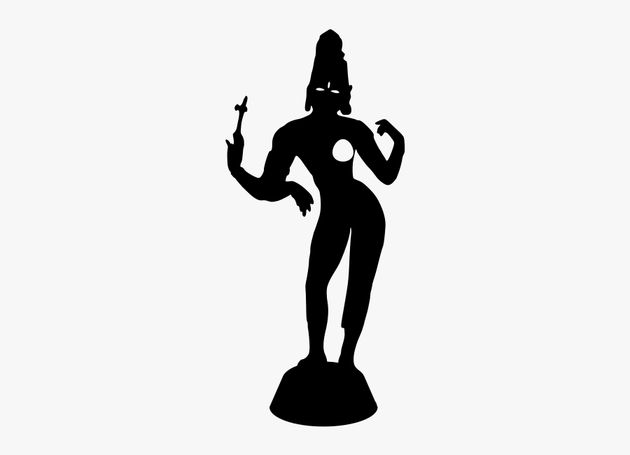 Silhouette Character H&m Clip Art - Ardhanarishvara Vector, Transparent Clipart
